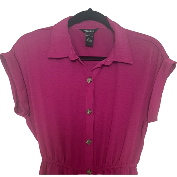 Millennium button up, tie dress - Picture 2 of 8